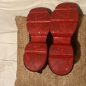 Christian Louboutin spike sock men flat